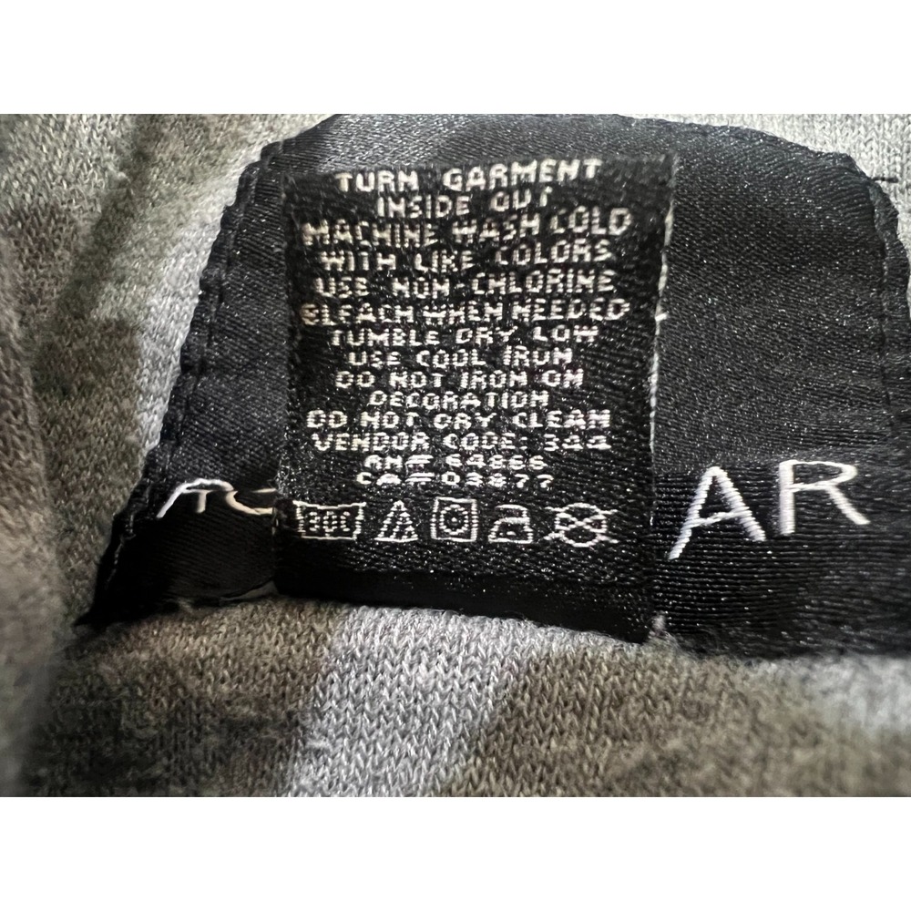 Rocawear Hoodie Mens Medium Gray Y2K Hip Hop Streetwear Full Zip - Picture 4 of 4